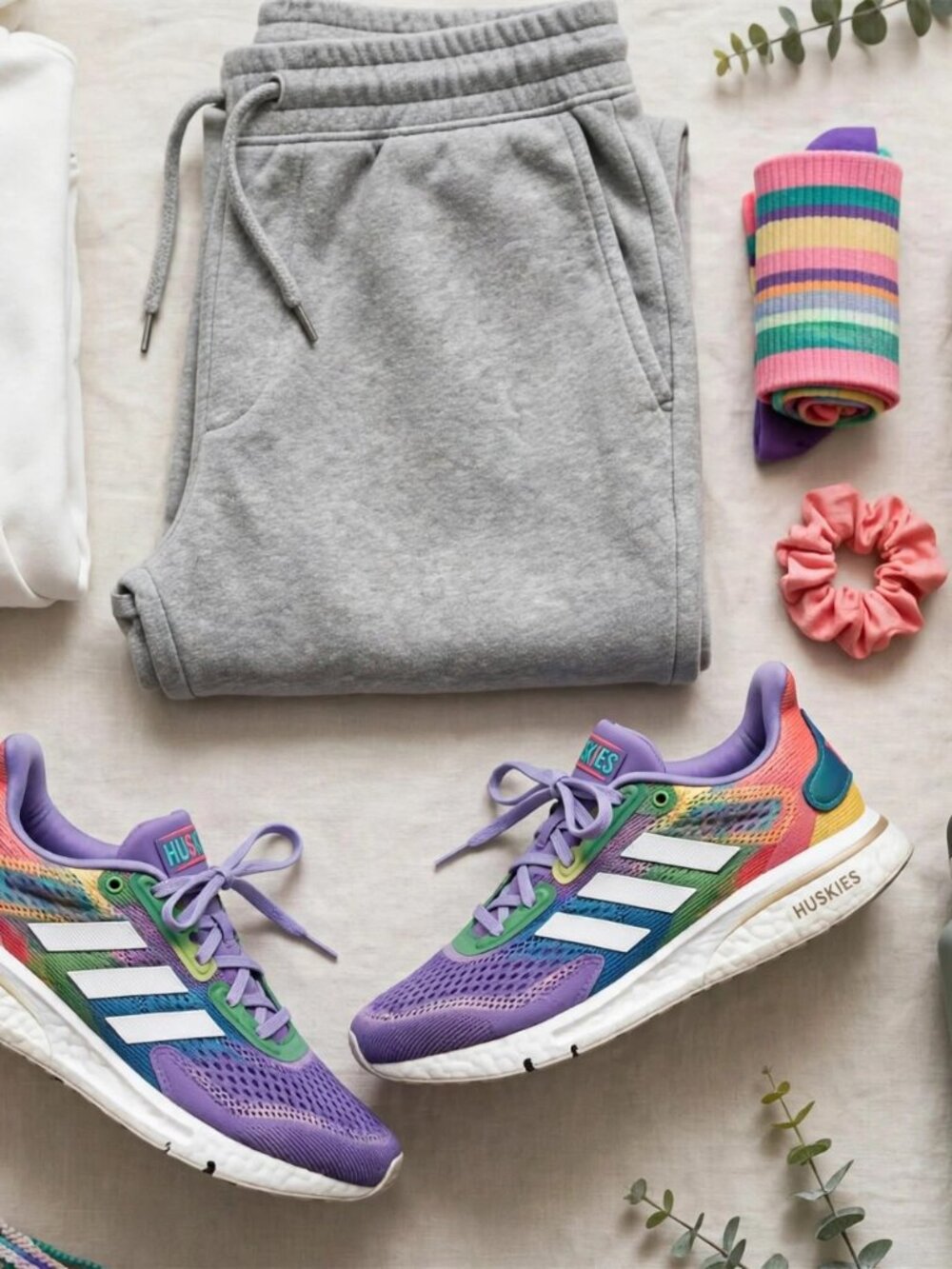 Adidas Supernova 'Huskies' Unisex Sneakers Size 7.5 Multicolor